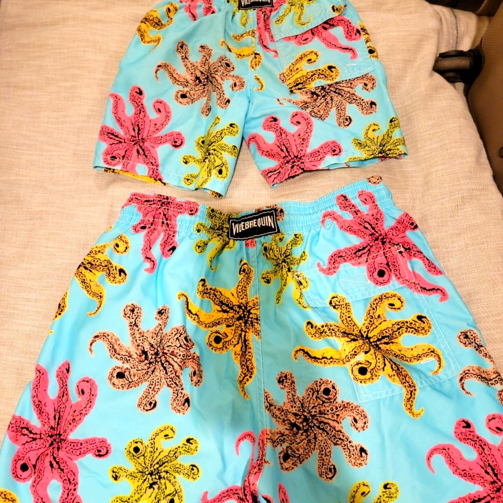 Vilebrequin Moorea Octopus Father / Son bathing suit set